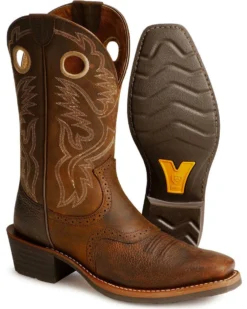 Ariat Men's Heritage Roughstock Western Performance Boots - Square Toe