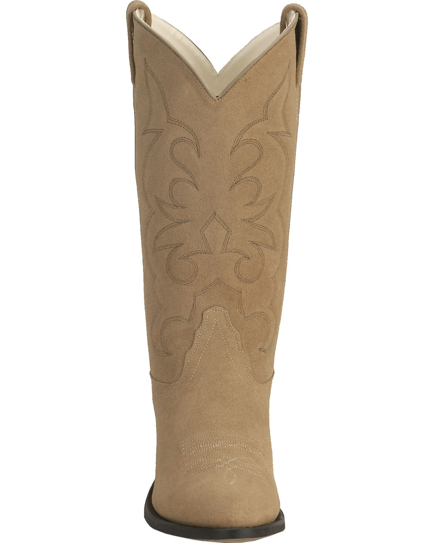 Old West Men's Roughout Suede Western Boots - Medium Toe 7 Old West Men's Roughout Suede Western Boots - Medium Toe - Image 7