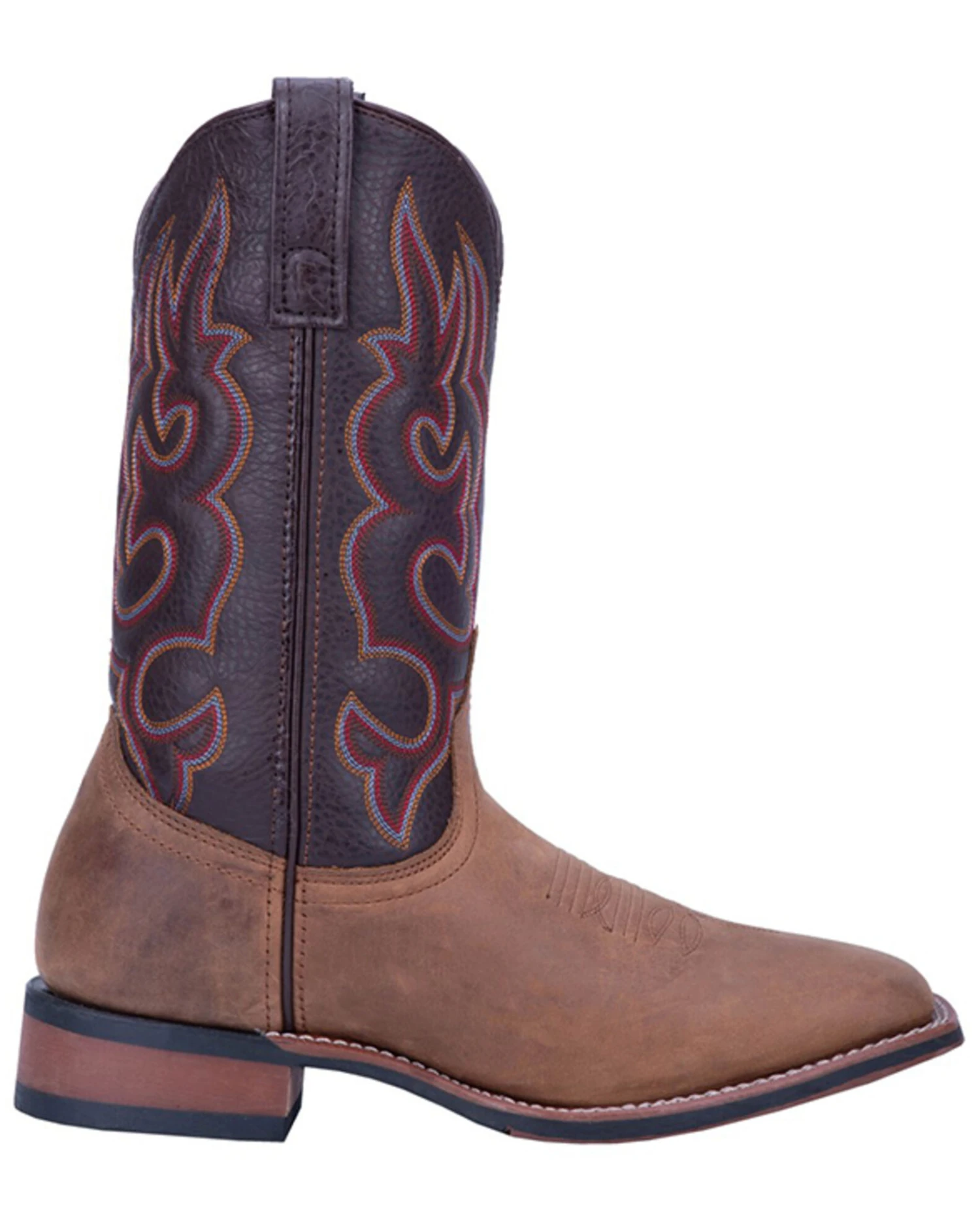 Laredo Men's Lodi Western Boots - Broad Square Toe 4 Laredo Men's Lodi Western Boots - Broad Square Toe - Image 4