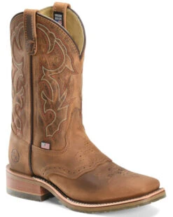Double H Men's ICE Roper Western Work Boots - Broad Square Toe -Country Outfitter Shop 050D34 22 P1