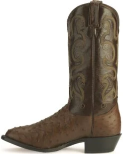 Tony Lama Men's Full Quill Ostrich Western Boots - Medium Toe -Country Outfitter Shop 066359 H9 LT