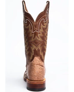 Tony Lama Men's San Saba Vintage Full Quill Ostrich Western Boots - Broad Square Toe -Country Outfitter Shop 066814 7012 P5