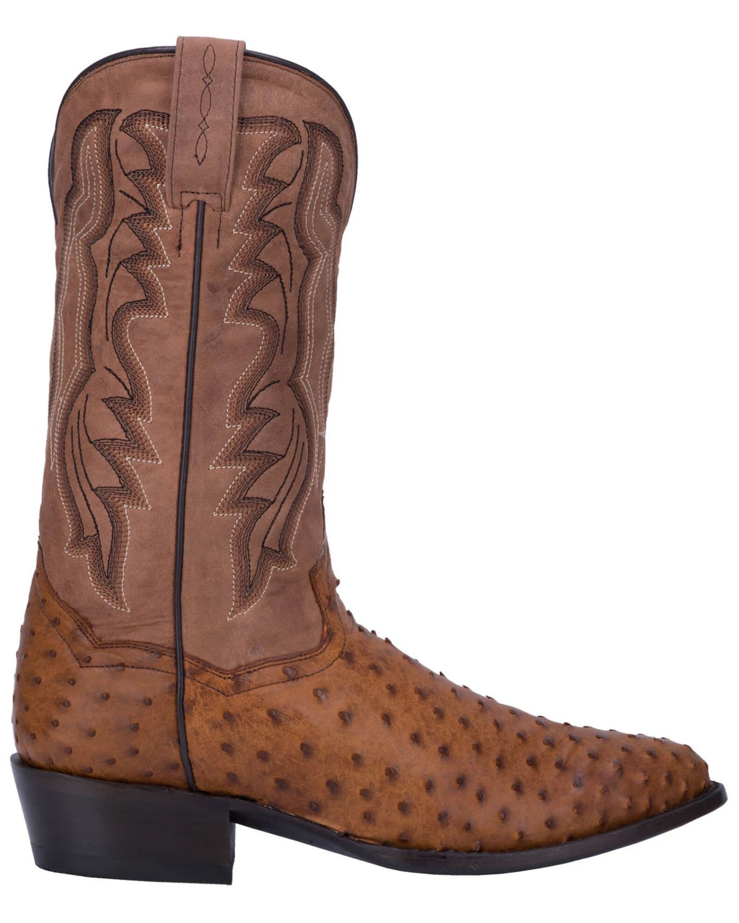 Dan Post Men's Tempe Full Quill Ostrich Western Boots - Medium Toe 4 Dan Post Men's Tempe Full Quill Ostrich Western Boots - Medium Toe - Image 4