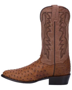 Dan Post Men's Tempe Full Quill Ostrich Western Boots - Medium Toe 9 Dan Post Men's Tempe Full Quill Ostrich Western Boots - Medium Toe -Country Outfitter Shop 066850 C9 P3