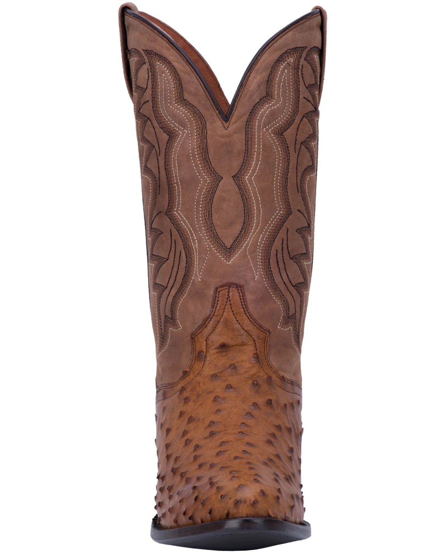 Dan Post Men's Tempe Full Quill Ostrich Western Boots - Medium Toe 2 Dan Post Men's Tempe Full Quill Ostrich Western Boots - Medium Toe - Image 2