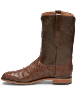 Tony Lama Men's Exotic Ostrich Skin Western Boots - Round Toe -Country Outfitter Shop 066A54 GD P3