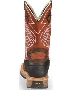 Justin Men's Roughneck EH Waterproof Work Boots - Steel Toe -Country Outfitter Shop 2000209602 200 BK