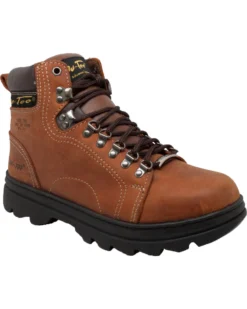 AdTec Men's 6" Leather Hiker Work Boots - Steel Toe -Country Outfitter Shop 2000251864 200 P1