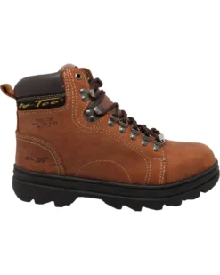 AdTec Men's 6" Leather Hiker Work Boots - Steel Toe -Country Outfitter Shop 2000251864 200 RT