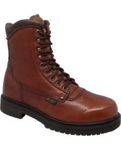 Ad Tec Men's 8" Tumbled Leather Work Boots - Soft Toe -Country Outfitter Shop 2000251868 200 P1