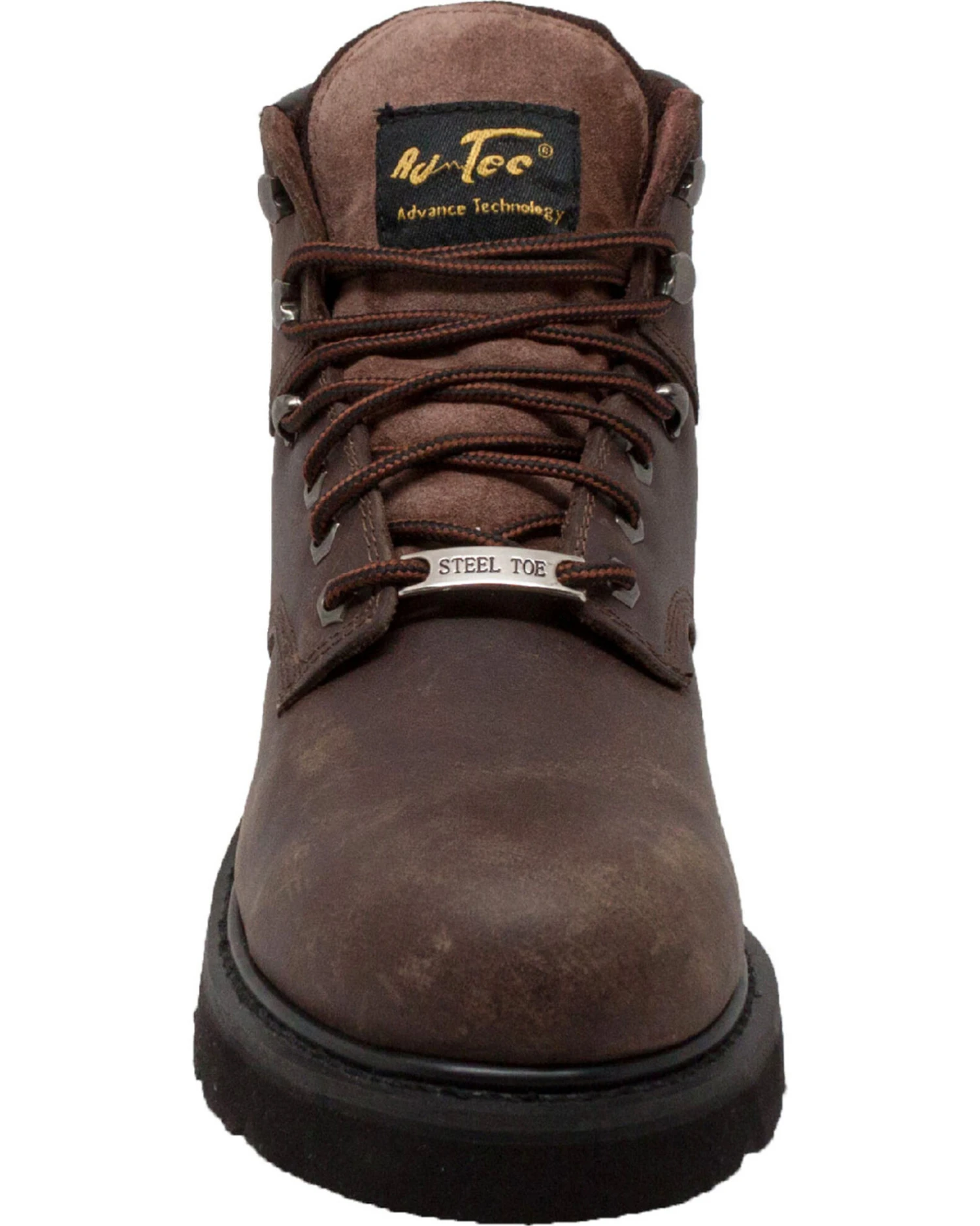 Ad Tec Men's 6" Leather Work Boots - Steel Toe 2 Ad Tec Men's 6" Leather Work Boots - Steel Toe - Image 2