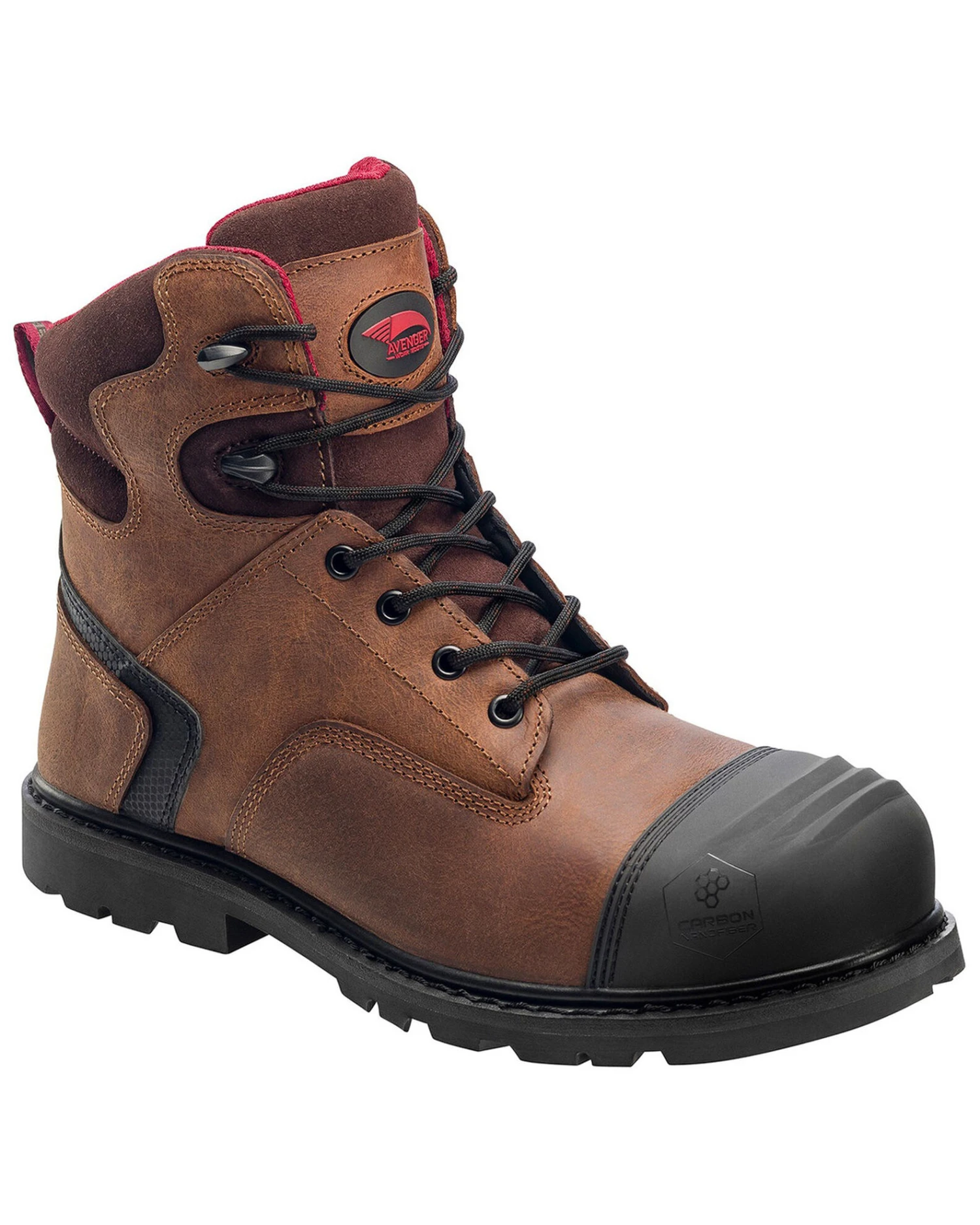 Avenger Men's 8" Slip-Resisting Work Boots - Composite Toe 1 Avenger Men's 8" Slip-Resisting Work Boots - Composite Toe