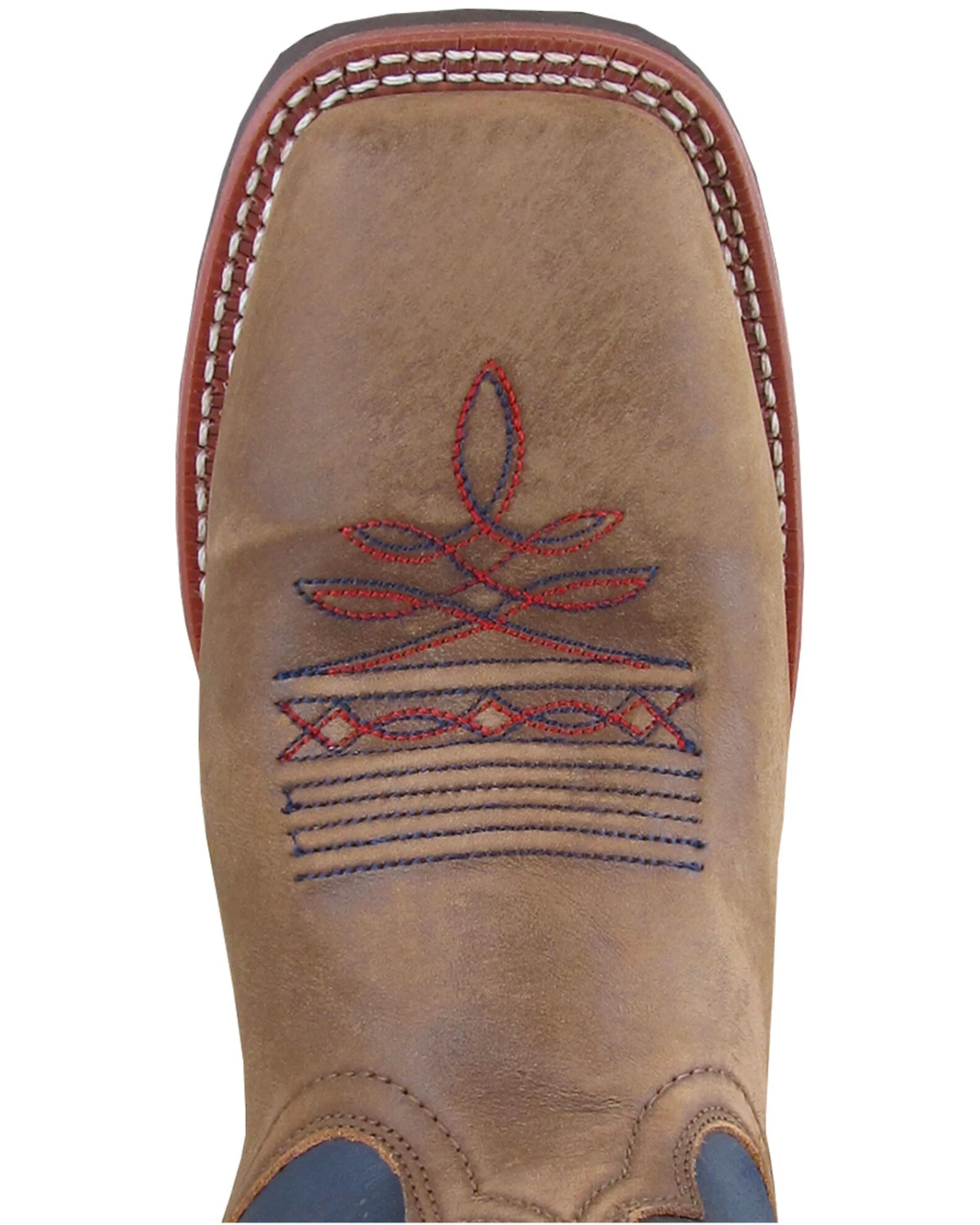 Smoky Mountain Men's Stars And Stripes Western Boots - Broad Square Toe 1 Smoky Mountain Men's Stars And Stripes Western Boots - Broad Square Toe