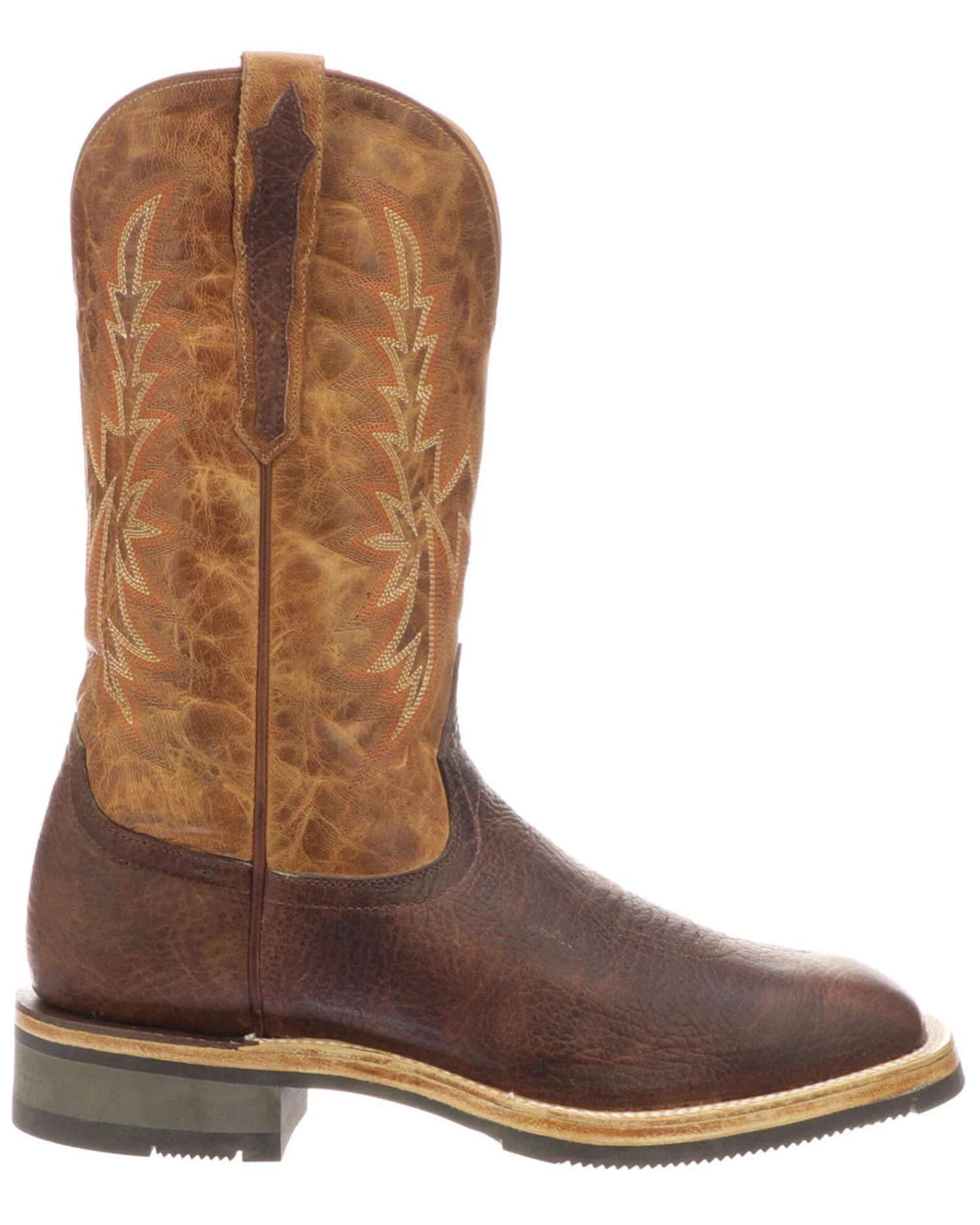 Lucchese Men's Rudy Western Boots - Broad Square Toe 5 Lucchese Men's Rudy Western Boots - Broad Square Toe - Image 5
