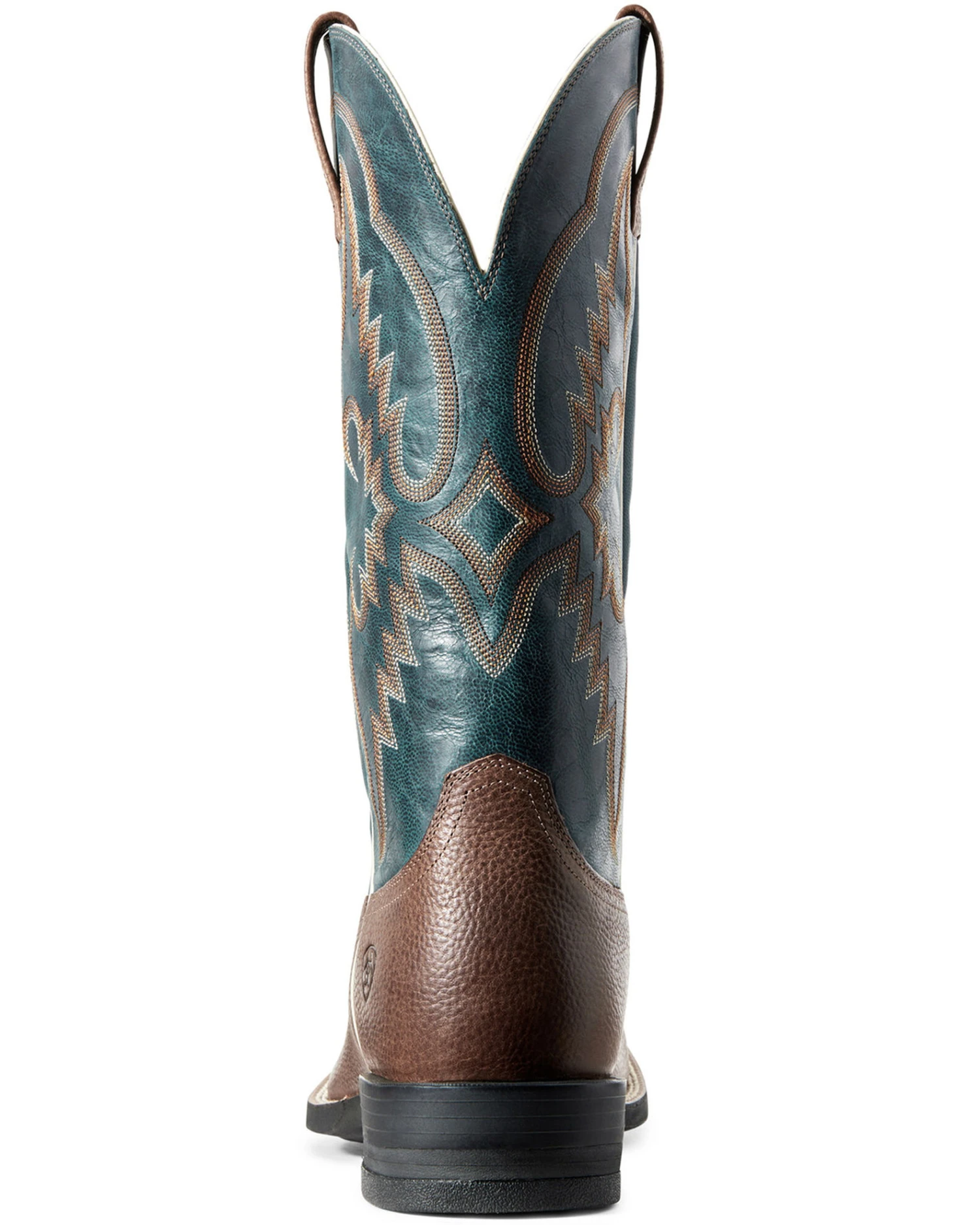 Ariat Men's Round Pen Saddle Western Performance Boots - Broad Square Toe 3 Ariat Men's Round Pen Saddle Western Performance Boots - Broad Square Toe - Image 3
