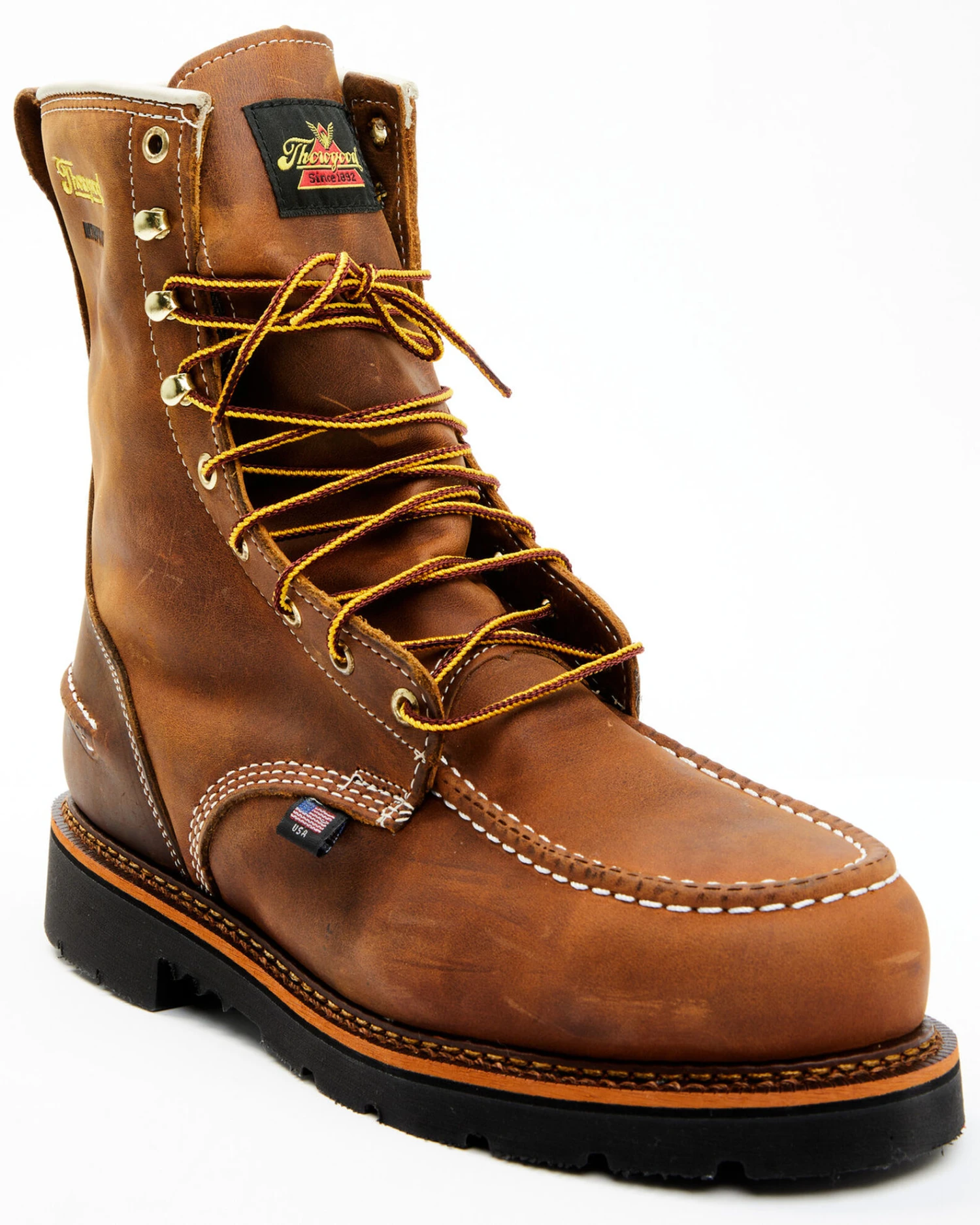 Thorogood Men's 8" Crazyhorse Made In The USA Waterproof Work Boots - Steel Toe 2 Thorogood Men's 8" Crazyhorse Made In The USA Waterproof Work Boots - Steel Toe - Image 2