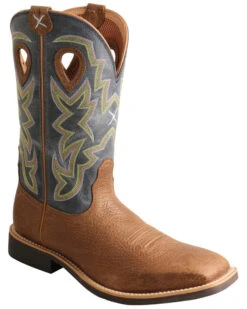 Twisted X Men's Top Hand Western Boots - Broad Square Toe -Country Outfitter Shop 2000287424 230 P1