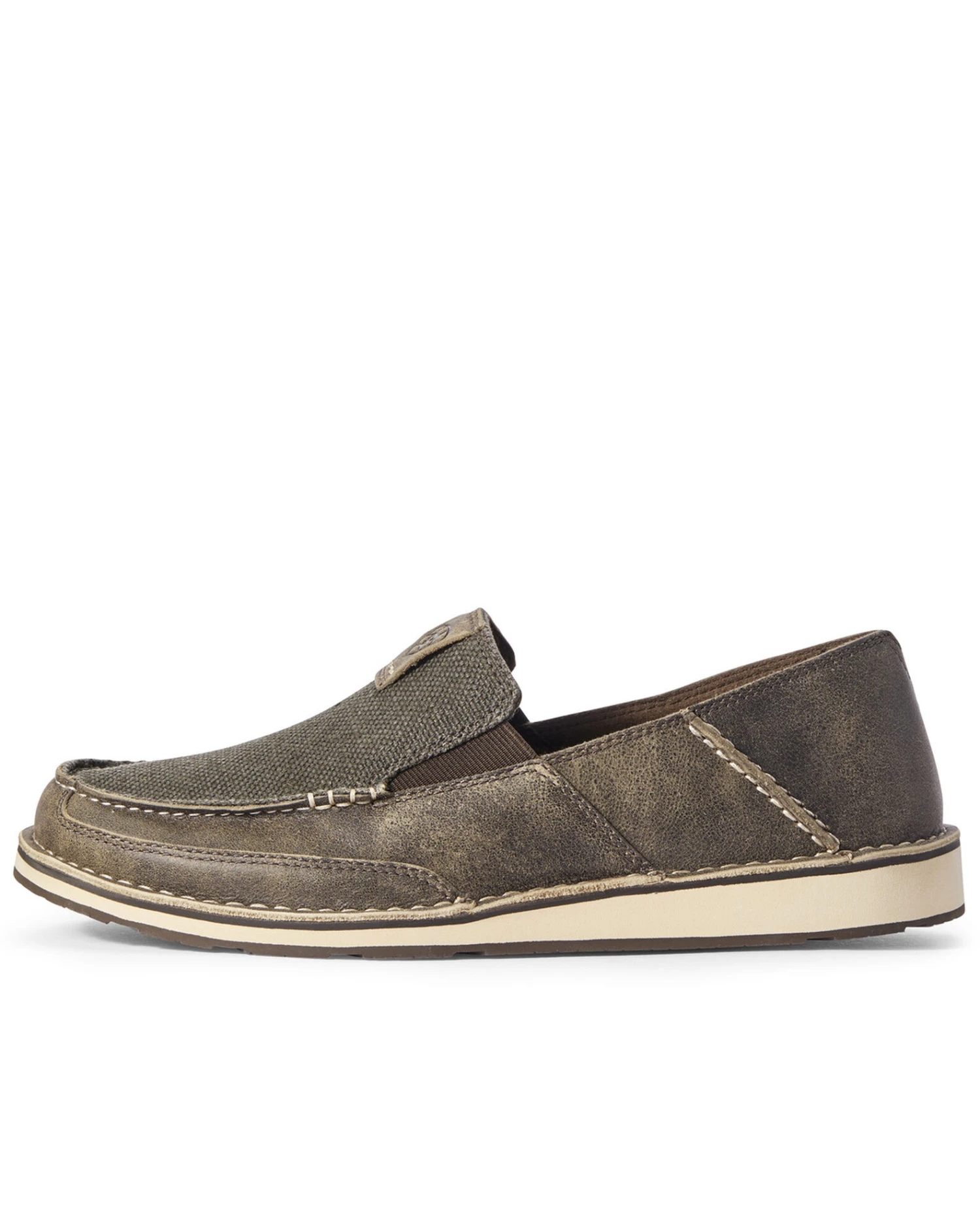 Ariat Men's Gray Noir Cruiser Shoes - Moc Toe 1 Ariat Men's Gray Noir Cruiser Shoes - Moc Toe