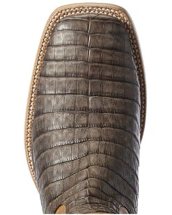 Ariat Men's Brown Caiman Belly Western Boots - Broad Square Toe -Country Outfitter Shop 2000294327 200 P4