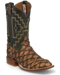 Tony Lama Men's Leviathan Chocolate Western Boots - Square Toe -Country Outfitter Shop 2000296171 200 P1