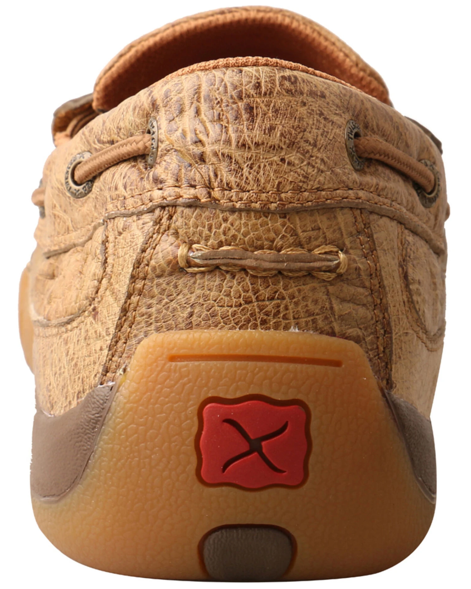 Twisted X Men's Ostrich Print Driving Shoes - Moc Toe 2 Twisted X Men's Ostrich Print Driving Shoes - Moc Toe - Image 2