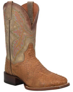 Dan Post Men's Dry Gulch Python Exotic Boots - Broad Square Toe -Country Outfitter Shop 2000308357 280 P1