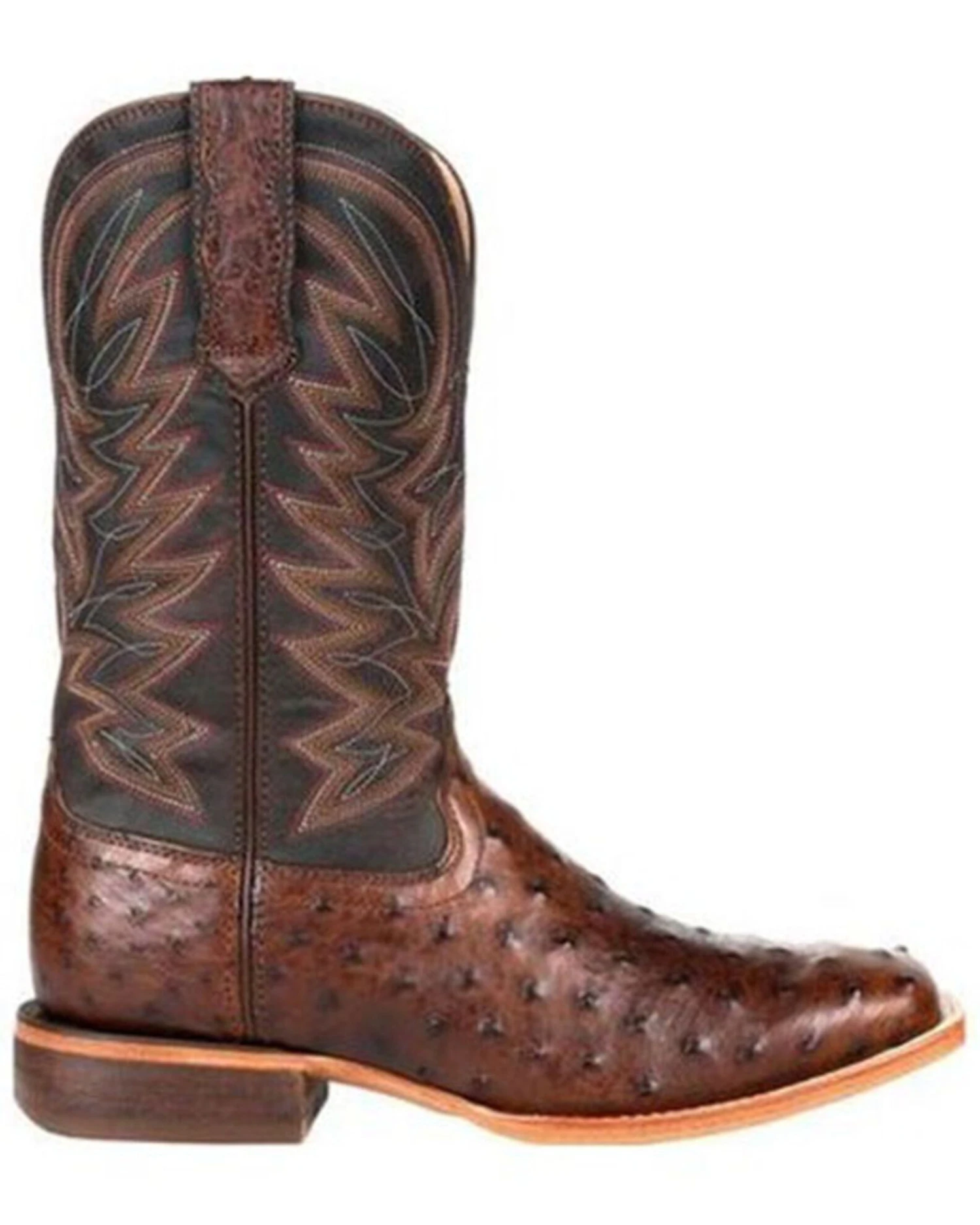Durango Men's Brown Exotic Full-Quill Ostrich Western Boots - Square Toe 7 Durango Men's Brown Exotic Full-Quill Ostrich Western Boots - Square Toe - Image 7
