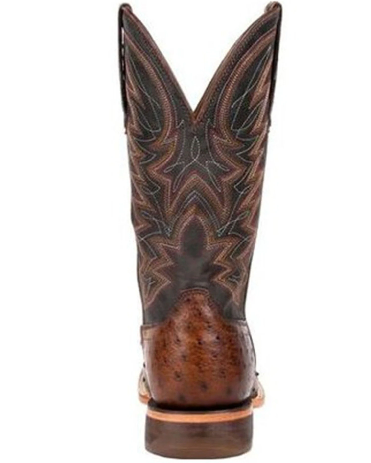 Durango Men's Brown Exotic Full-Quill Ostrich Western Boots - Square Toe 1 Durango Men's Brown Exotic Full-Quill Ostrich Western Boots - Square Toe