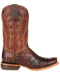 Durango Men's Chestnut Full-Quill Ostrich Western Boots - Square Toe -Country Outfitter Shop 2000320679 203 P2
