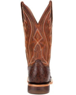 Durango Men's Chestnut Full-Quill Ostrich Western Boots - Square Toe -Country Outfitter Shop 2000320679 203 P4