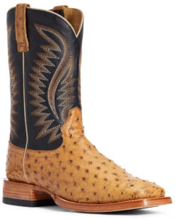 Ariat Men's Gallup Ostrich Western Boots - Broad Square Toe 7 Ariat Men's Gallup Ostrich Western Boots - Broad Square Toe -Country Outfitter Shop 2000320895 235 P1
