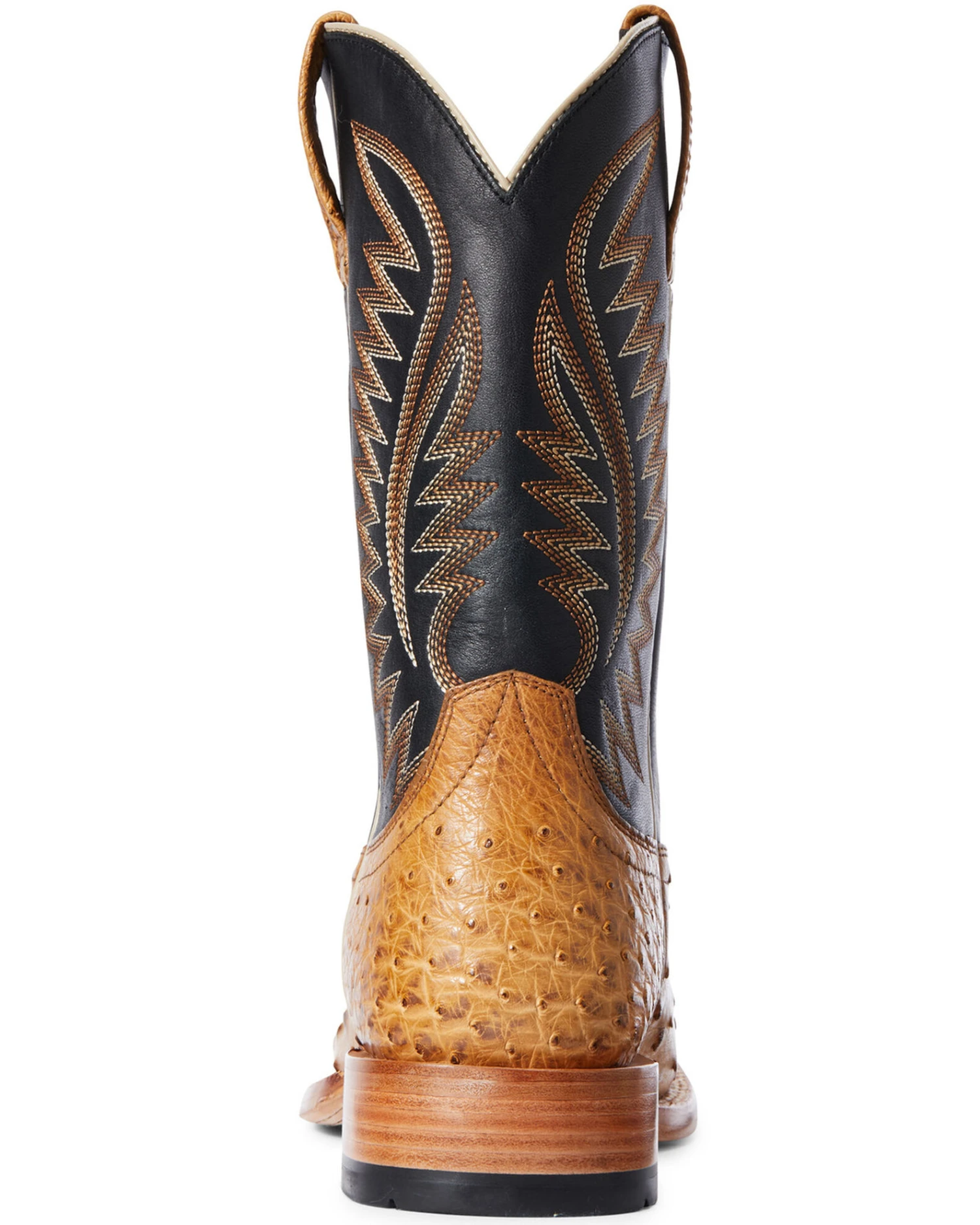 Ariat Men's Gallup Ostrich Western Boots - Broad Square Toe 1 Ariat Men's Gallup Ostrich Western Boots - Broad Square Toe