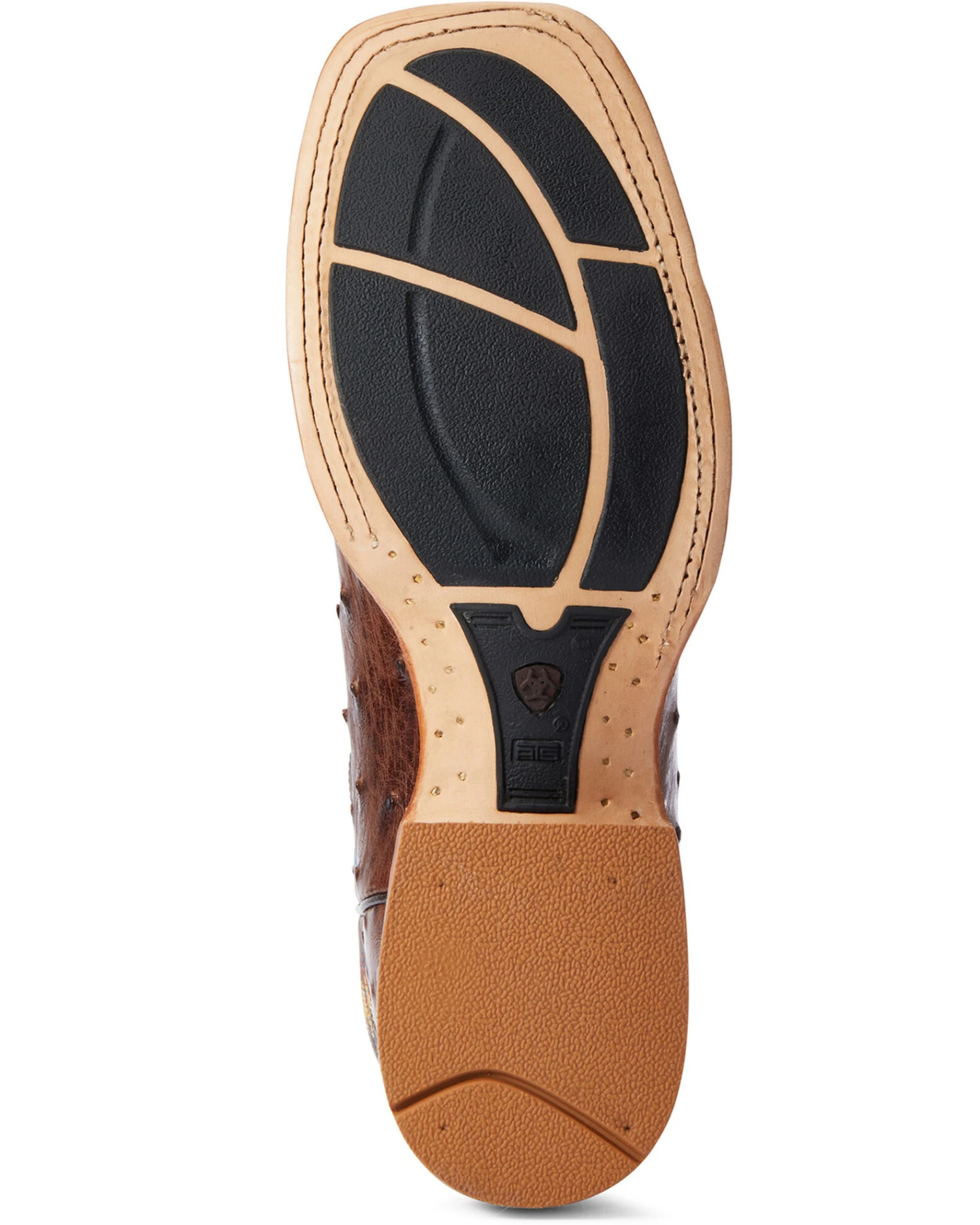 Ariat Men's Gallup Mocha Western Boots - Broad Square Toe 2 Ariat Men's Gallup Mocha Western Boots - Broad Square Toe - Image 2