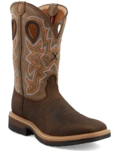 Twisted X Men's Lite Western Work Boots - Broad Square Toe -Country Outfitter Shop 2000329113 251 P1