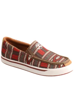 Twisted X Men's Southwestern Slip-On Loper Shoe - Moc Toe -Country Outfitter Shop 2000331701 900 P1