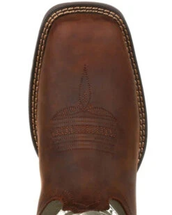 Durango Men's Army Green USA Western Performance Boots - Square Toe -Country Outfitter Shop 2000333496 200 P6