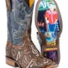 Tin Haul Men's Country Sound Western Boots - Broad Square Toe