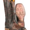 Tin Haul Men's Kings Gambling Legend Western Boots - Broad Square Toe