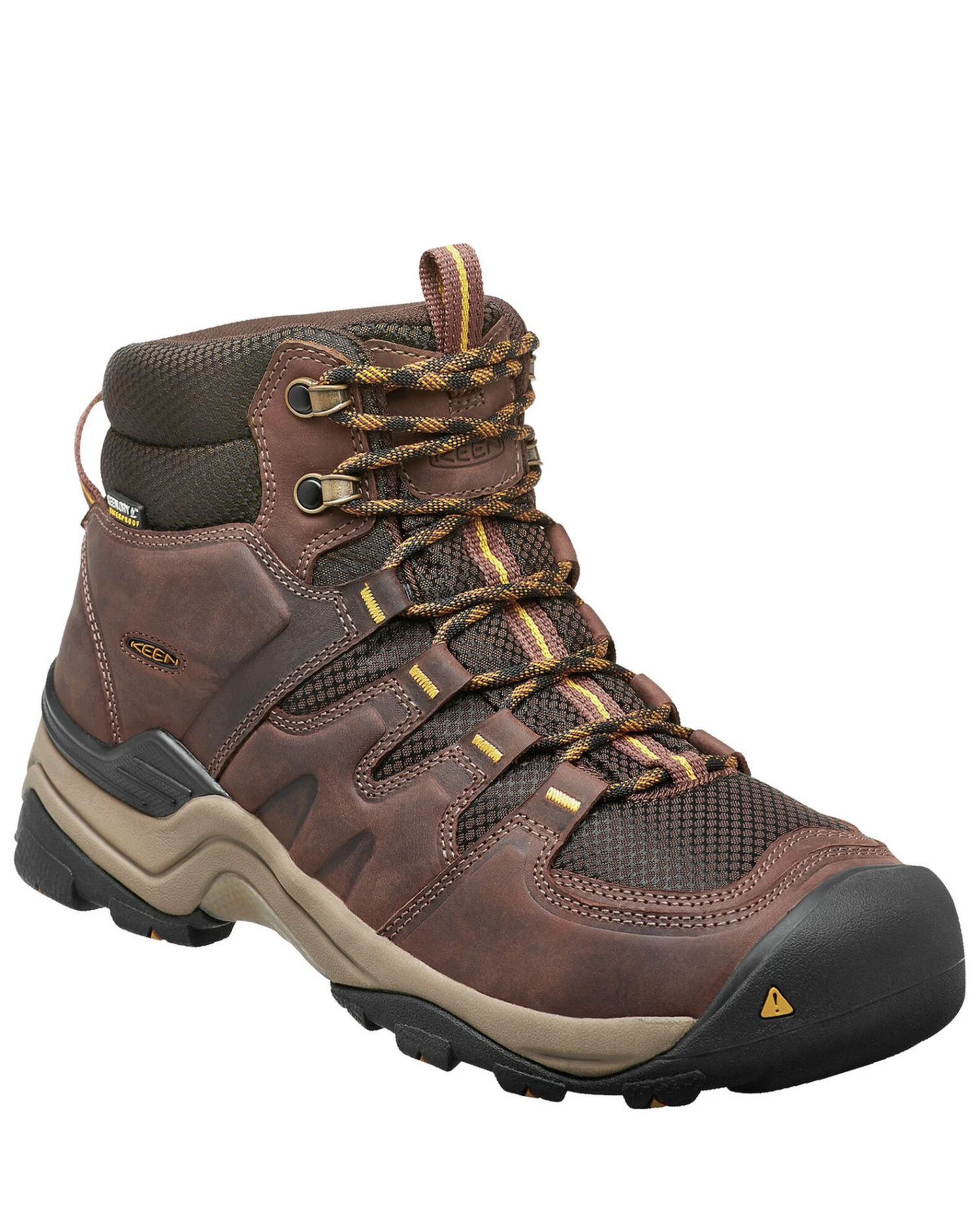 Keen Men's Brown Gypsum II Waterproof Hiking Boots - Soft Toe 2 Keen Men's Brown Gypsum II Waterproof Hiking Boots - Soft Toe - Image 2
