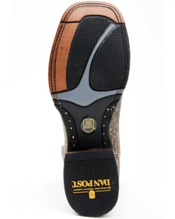 Dan Post Men's Elephant Print Western Performance Boots - Broad Square Toe -Country Outfitter Shop 2000338062 235 P7