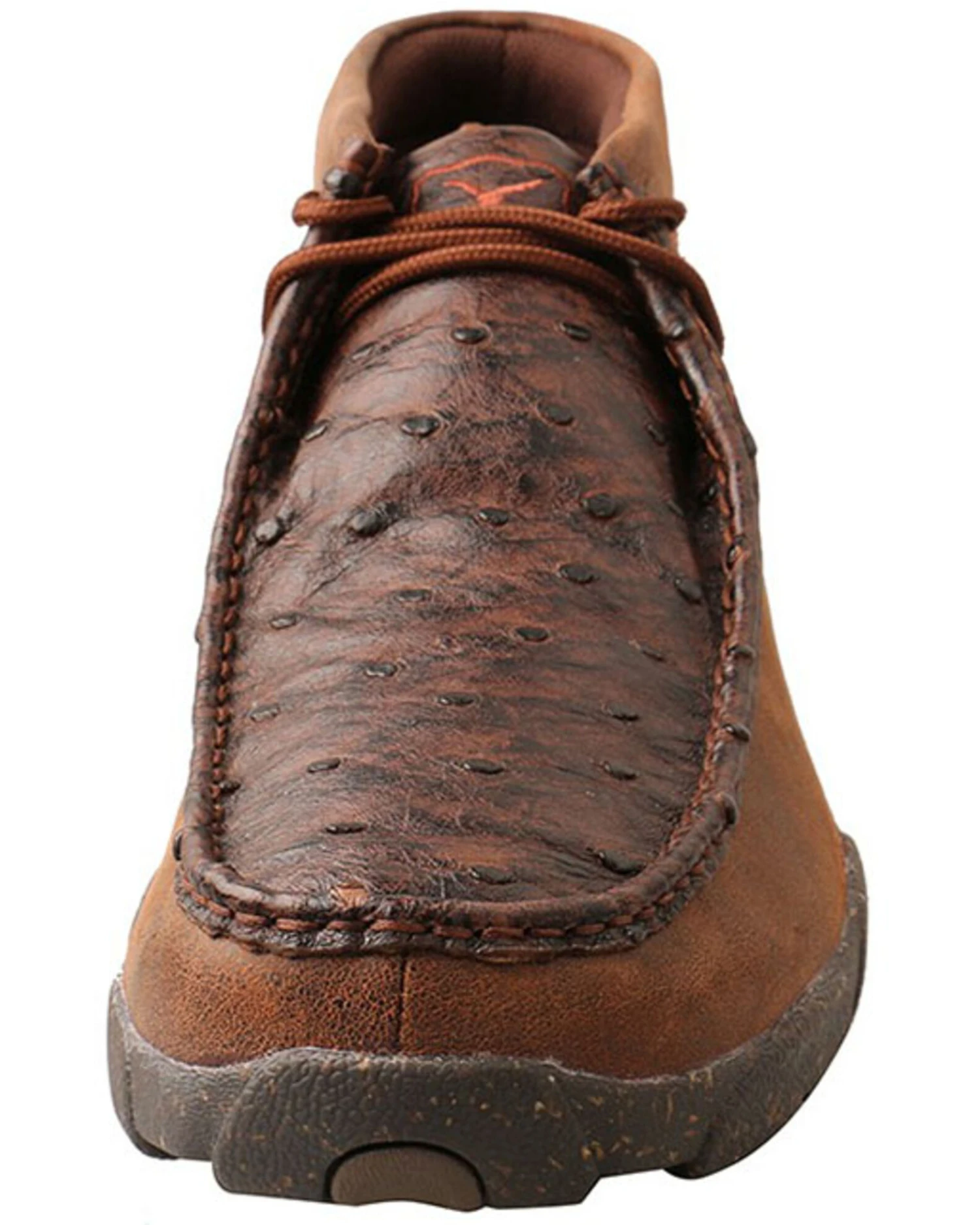 Twisted X Men's Ostrich Chukka Shoes - Moc Toe 3 Twisted X Men's Ostrich Chukka Shoes - Moc Toe - Image 3