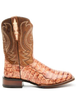 Dan Post Men's Tan Caiman Belly Western Boots - Broad Square Toe 12 Dan Post Men's Tan Caiman Belly Western Boots - Broad Square Toe -Country Outfitter Shop 2000344180 280 P2