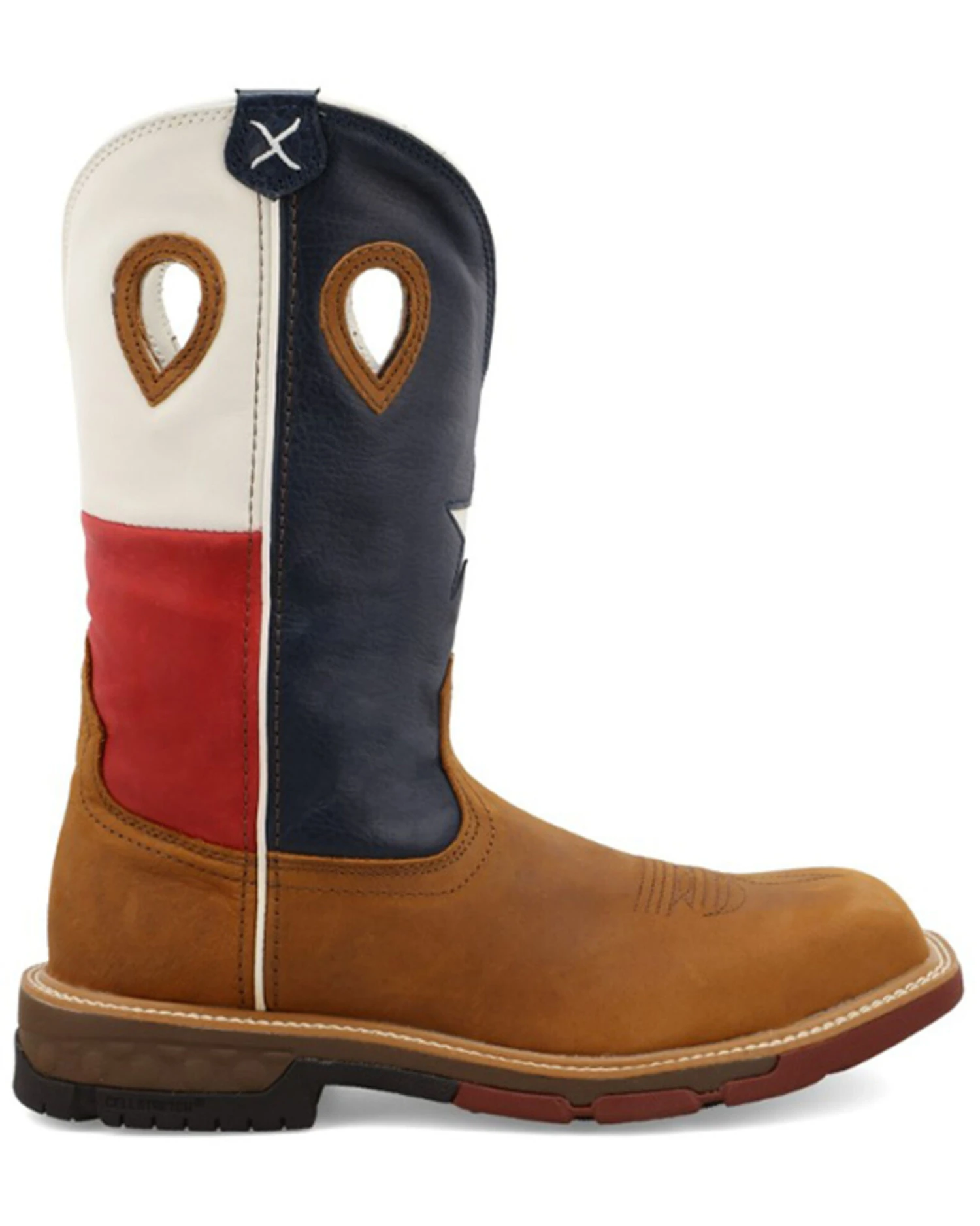 Twisted X Men's American Flag Western Work Boots - Nano Composite Toe 7 Twisted X Men's American Flag Western Work Boots - Nano Composite Toe - Image 7