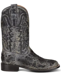 Corral Men's Exotic Alligator Inlay Western Boots - Broad Square Toe -Country Outfitter Shop 2000351142 001 P2