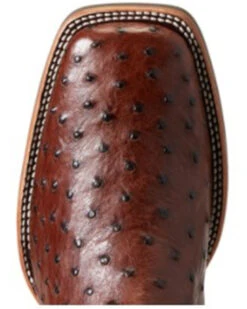 Ariat Men's Full Quill Ostrich Quantum Primo Western Boot - Broad Square Toe -Country Outfitter Shop 2000356431 200 P4