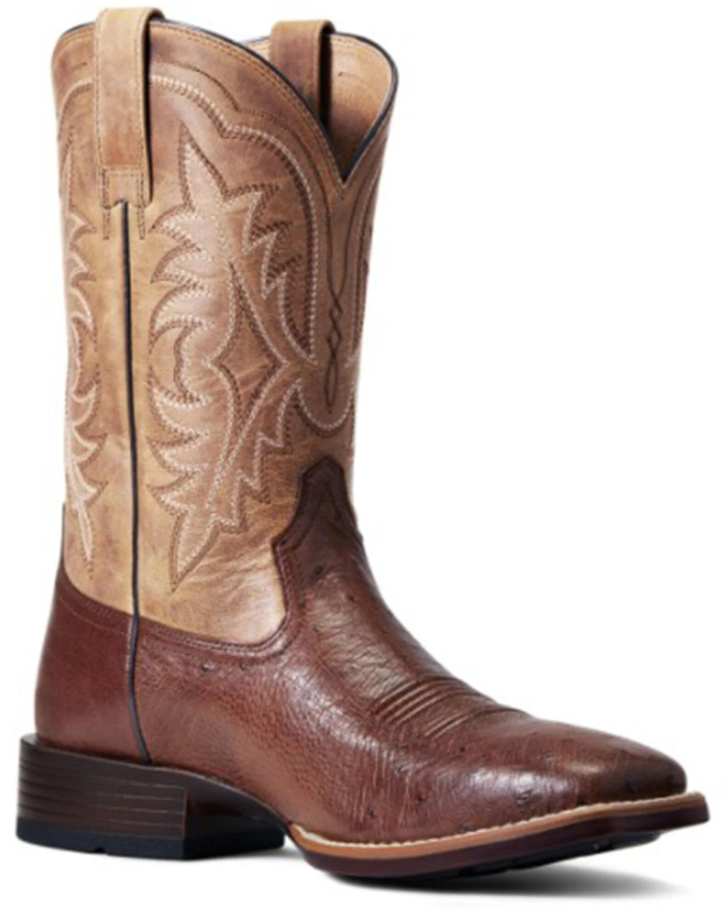 Ariat Men's Smooth Quill Ostrich Night Life Ultra Exotic Western Boot - Broad Square Toe 4 Ariat Men's Smooth Quill Ostrich Night Life Ultra Exotic Western Boot - Broad Square Toe - Image 4