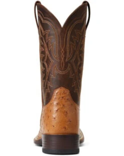 Ariat Men's Ranger Smooth Full Quill Ostrich Night Life Ultra Western Boot - Broad Square Toe -Country Outfitter Shop 2000356437 200 P3