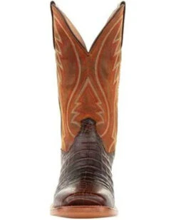Durango Men's Arena Pro Exotic Caiman Skin Western Boots - Square Toe -Country Outfitter Shop 2000359774 200 P4