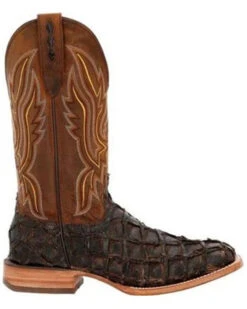 Durango Men's Exotic Pirarucu Skin Western Boots - Broad Square Toe -Country Outfitter Shop 2000359779 201 P2