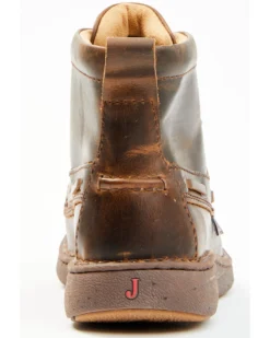 Justin Men's Hazer Brown Casual Lace-Up Lacer Shoe - Moc Toe -Country Outfitter Shop 2000361413 200 P5